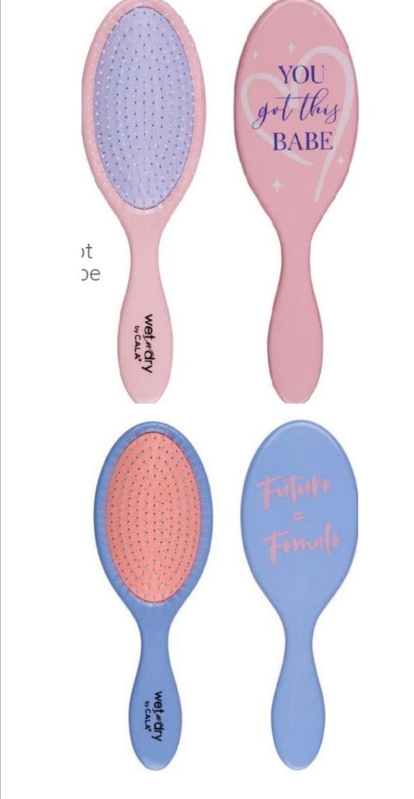 CEPILLO DESENREDANTE CALA DISPONIBLE COLOR ROSADO Y AZUL