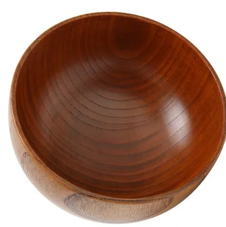 Bol de afeitar hecho de madera