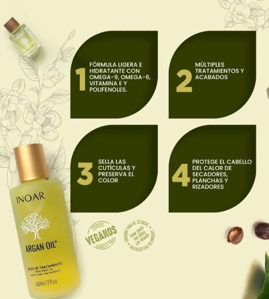 Aceite de argán Inoar