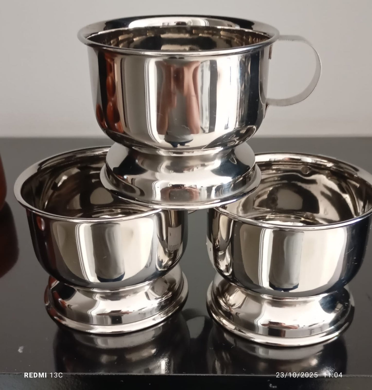 Bol de afeitar en acero puro