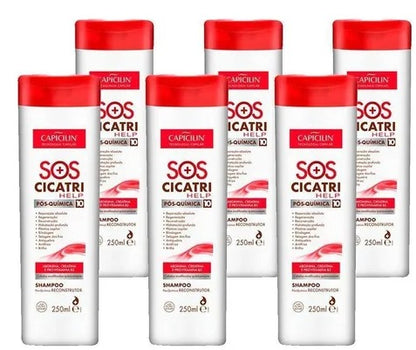 Duo de  shampoo y acondicionador ;SOS Cicatri Help Capicilin