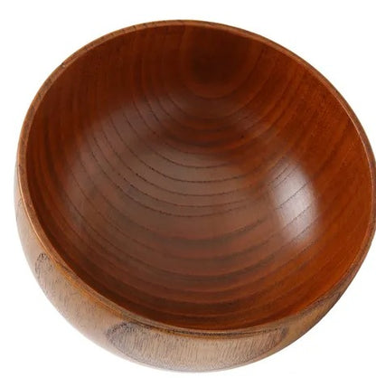 Bol de afeitar hecho de madera